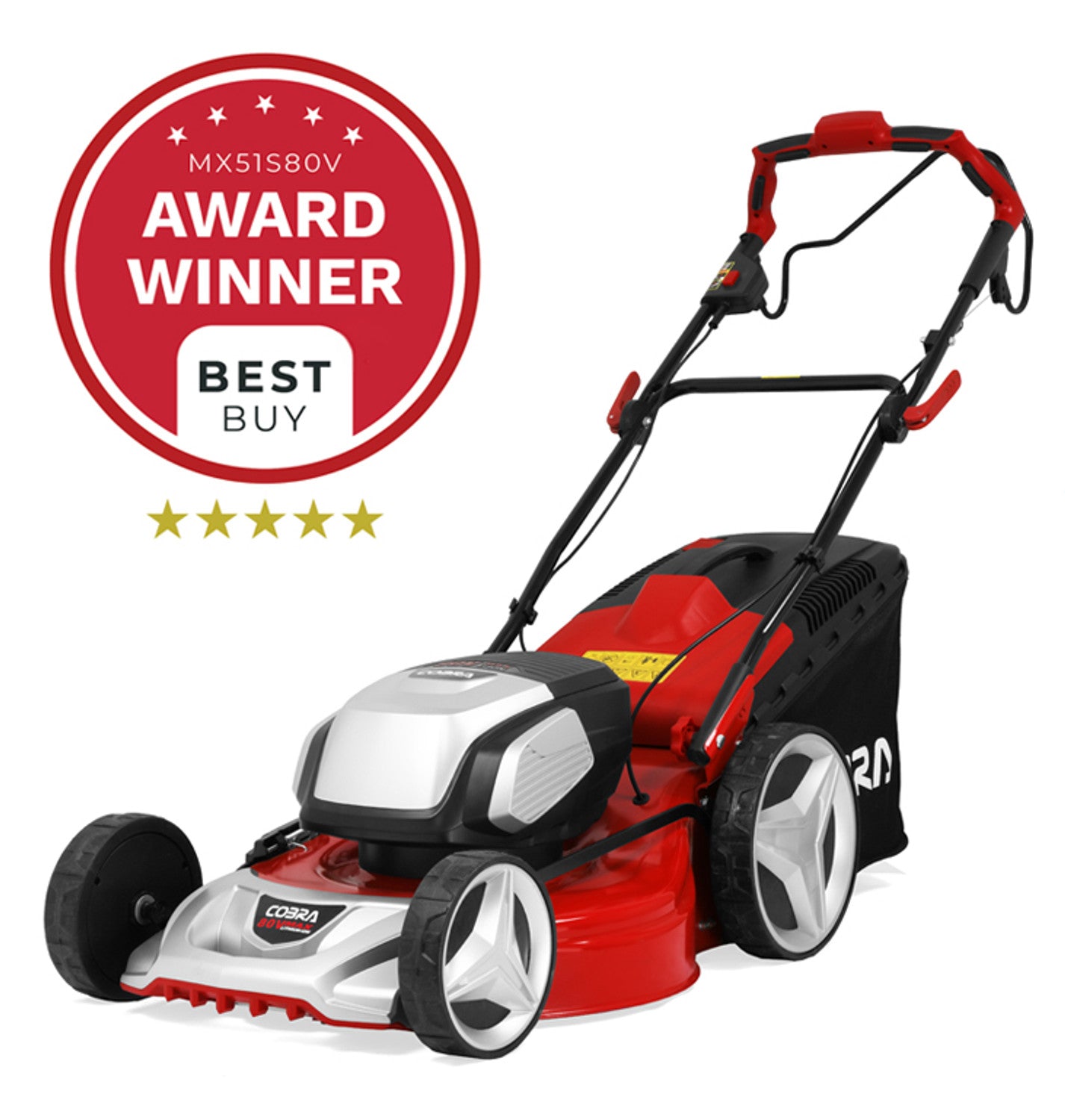 Cobra MX51S80V 21" Twin 40v Cordless Lawnmower