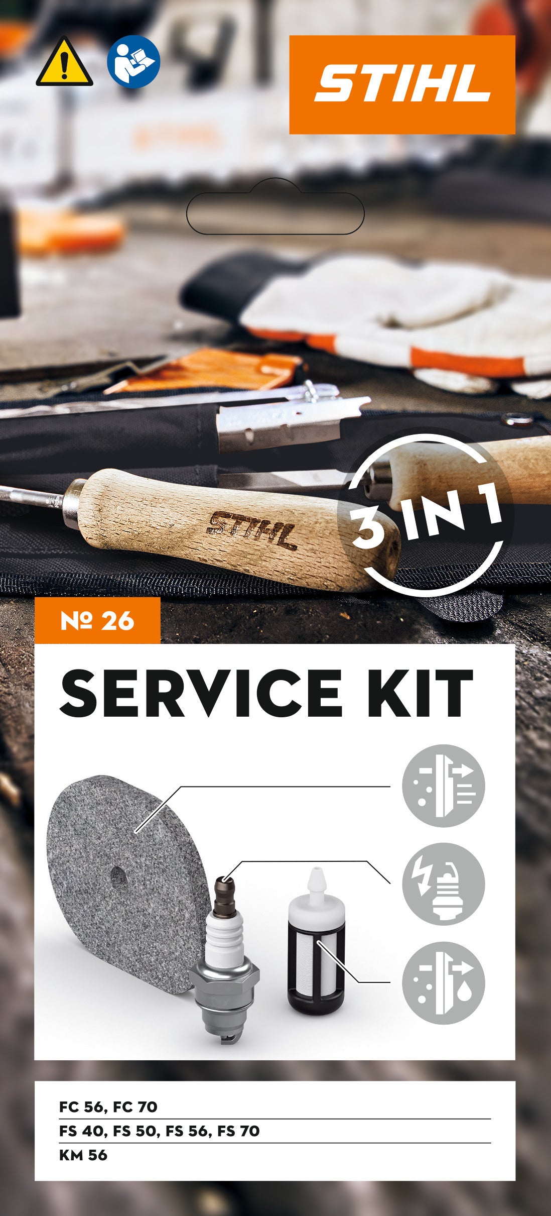 STIHL Service Kit 26: FS 40/50/56 KM 56 4144-007-4100