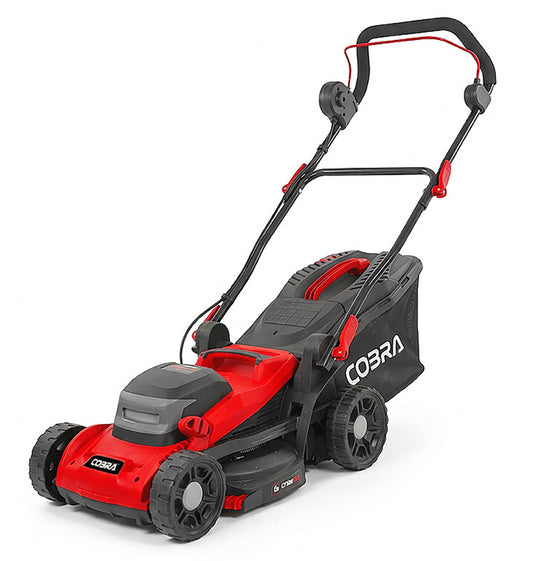 Cobra GTRM340 13" Electric Lawnmower With Rear Roller & Grass Combs