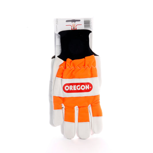 Oregon Chainsaw Left-Hand Protection Leather Gloves 91305