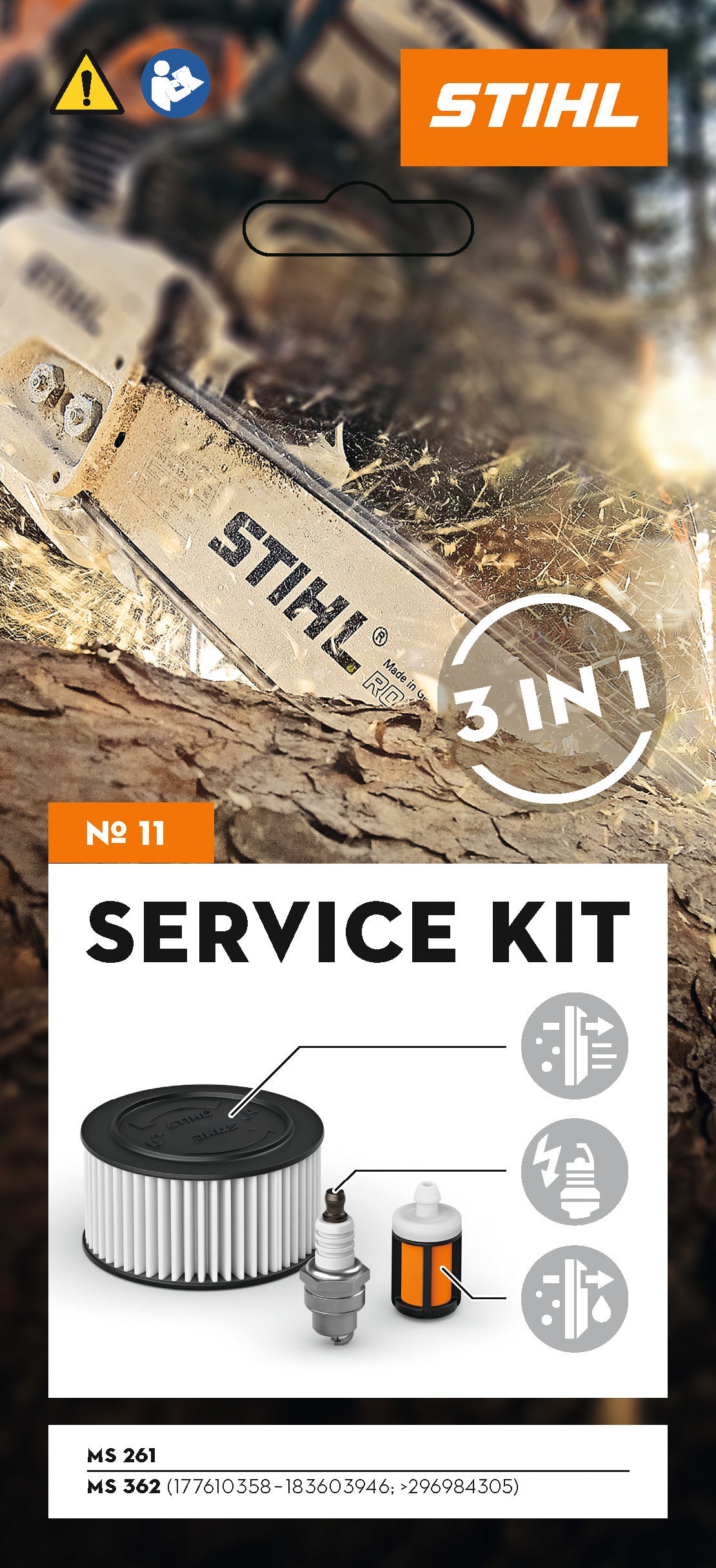 STIHL Service Kit 11: MS 261/362 1140-007-4101