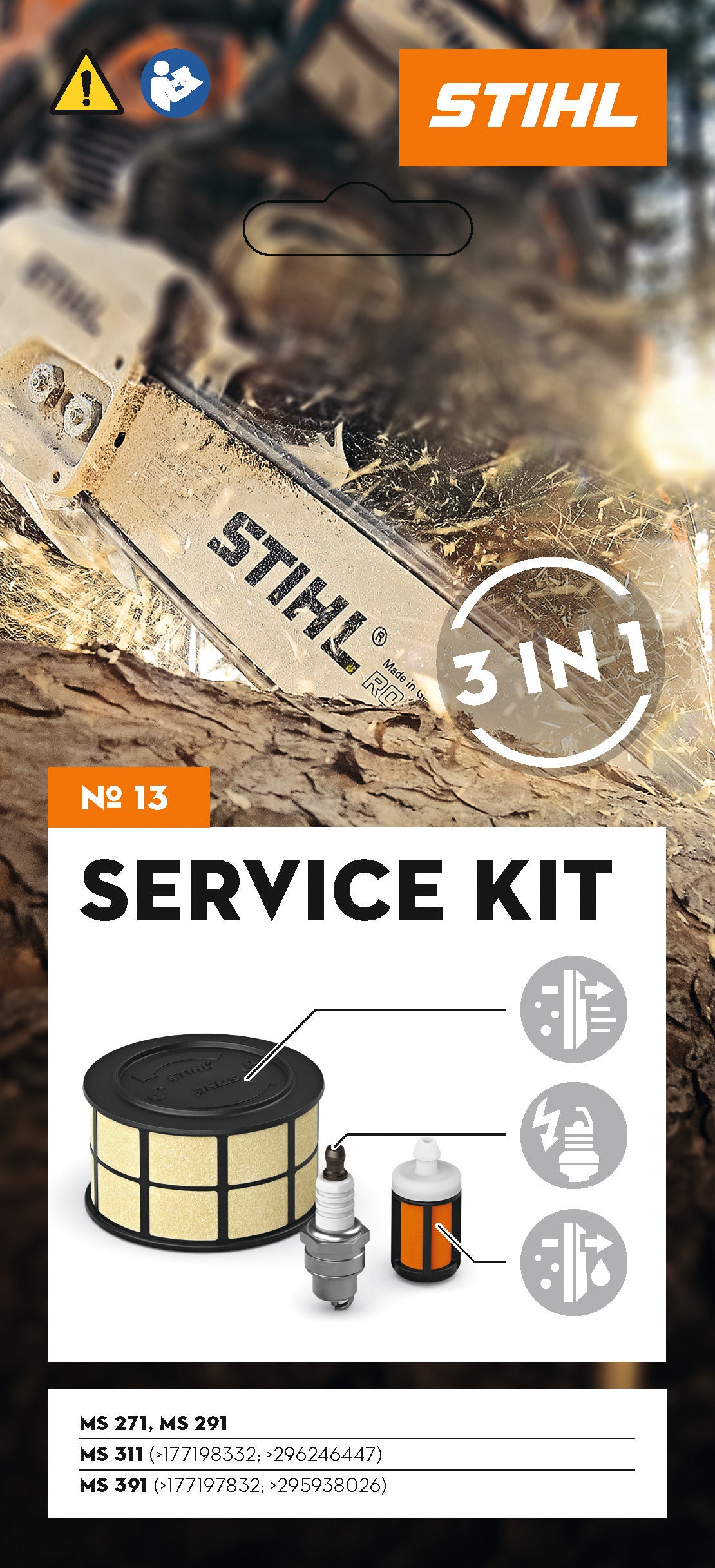 STIHL Service Kit 13: MS 271/291/311/391 1140-007-4103